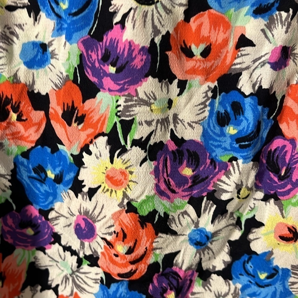 ⭐️ NWOT- Zara floral print long-sleeve mini dress- size XS - Picture 4 of 11